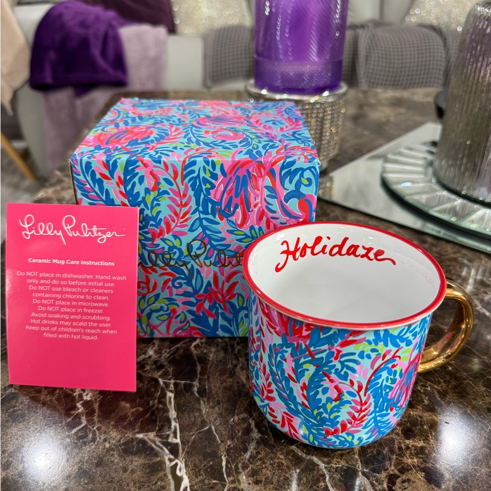 Lilly Pulitzer Holidaze Ceramic Mug - Multicolor
